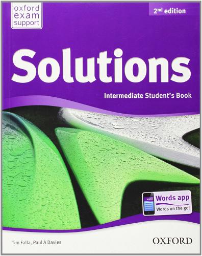 Solutions. Intermediate. Student's book. Per le Scuole superiori edito da Oxford University Press