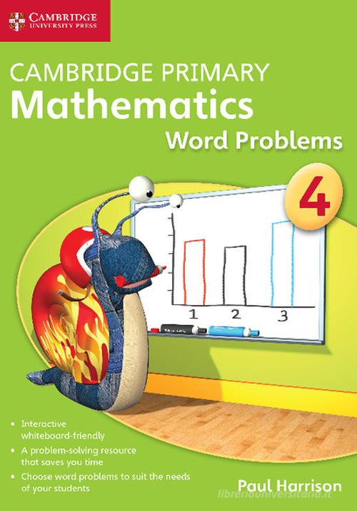 Cambridge primary mathematics. Word problems. Stage 4. DVD-ROM di Paul Harrison edito da Cambridge