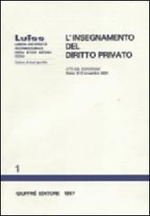 L' insegnamento del diritto privato. Atti del Convegno (Roma, 12-13 novembre 1983) edito da Giuffrè