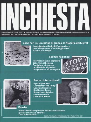 Inchiesta (2017) vol.196 edito da edizioni Dedalo