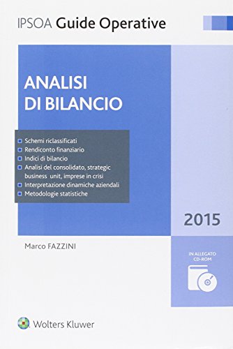 Analisi di bilancio. Con CD-ROM di Marco Fazzini edito da Ipsoa