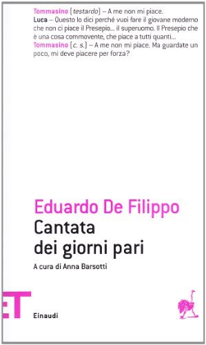 Cantata dei giorni pari di Eduardo De Filippo edito da Einaudi