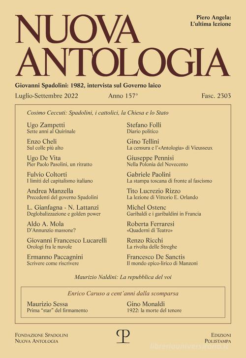 Nuova antologia (2022) vol.3 edito da Polistampa