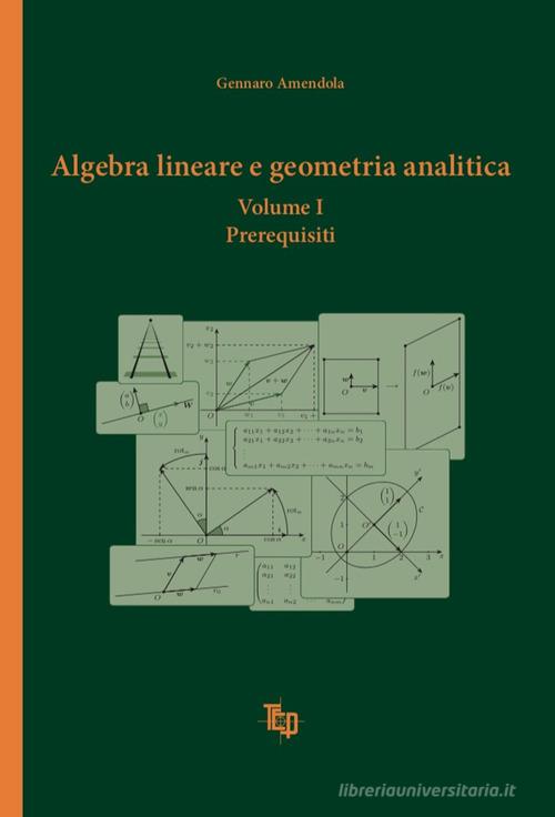 Algebra lineare e geometria analitica vol.1 di Gennaro Amendola edito da Tipografia Editrice Pisana