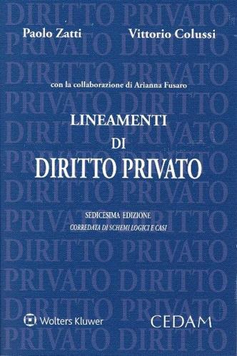 Lineamenti di diritto privato di Paolo Zatti, Vittorio Colussi edito da CEDAM