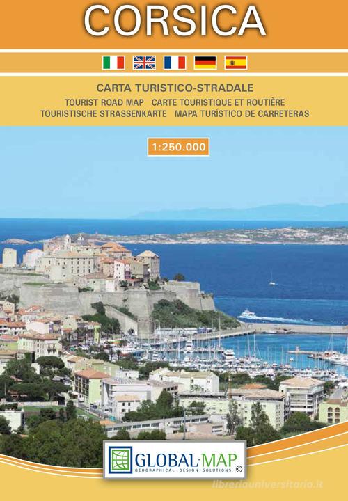 Corsica. Carta turistica 1:250.000 edito da Global Map