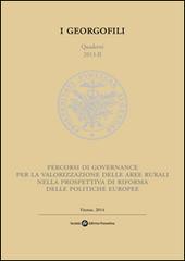Percorsi di governance per la valorizzazione delle aree rurali nella prospettiva di riforma delle politiche europee edito da Società Editrice Fiorentina