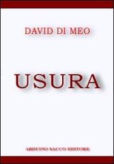 Usura di David Di Meo edito da Sacco