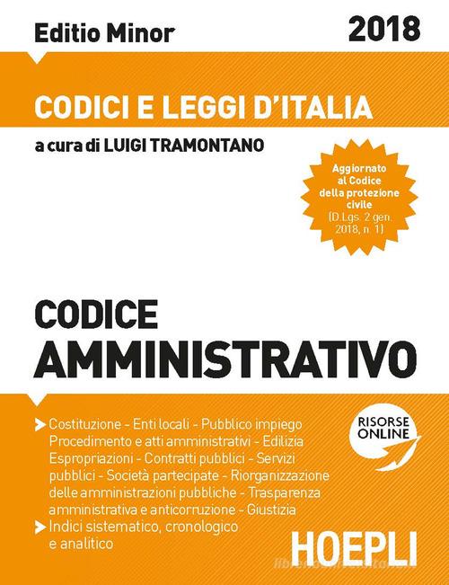 Codice amministrativo. Ediz. minore edito da Hoepli