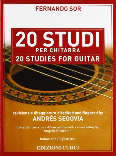 Venti studi di chitarra edito da Curci