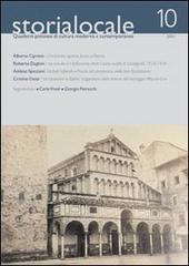 Storia locale. Quaderni pistoiesi di cultura moderna e contemporanea vol.10 edito da Gli Ori