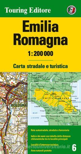 Emilia Romagna 1:200.000. Carta stradale e turistica. Ediz. multilingue edito da Touring