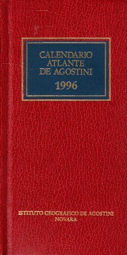 Calendario atlante De Agostini 1996 edito da De Agostini
