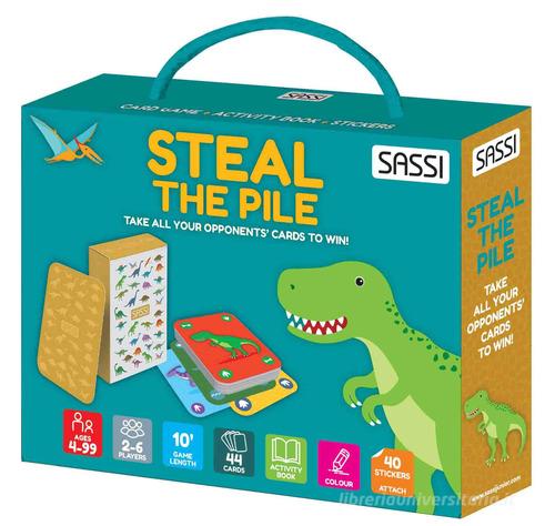 Steal the pile. Card games. Ediz. a colori. Con 44 stikers. Con 40 Carte di Irena Trevisan edito da Sassi