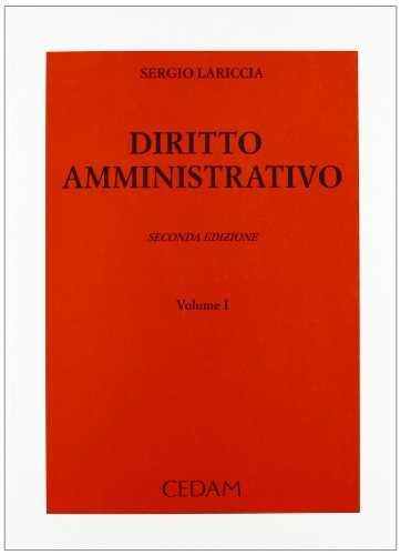 Diritto amminstrativo vol.10 di Sergio Lariccia edito da CEDAM