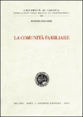 La comunità familiare di Massimo Paradiso edito da Giuffrè