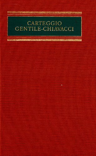 Carteggio Gentile-Chiavacci (1914-1944) di Giovanni Gentile, Gaetano Chiavacci edito da Le Lettere