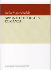 Appunti di filologia romanza di Paolo Maninchedda edito da CUEC Editrice