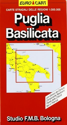 Puglia. Basilicata 1:300.000 edito da Studio FMB Bologna