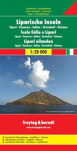 Isole Lipari 1:20.000 edito da Freytag & Berndt