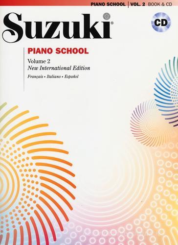 Suzuki piano school. Ediz. italiana, francese e spagnola. Con CD Audio vol.2 di Shinichi Suzuki edito da Volontè & Co