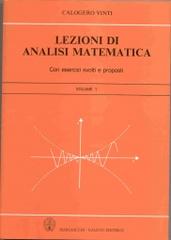 Lezioni di analisi matematica vol.1 di Calogero Vinti edito da Margiacchi-Galeno