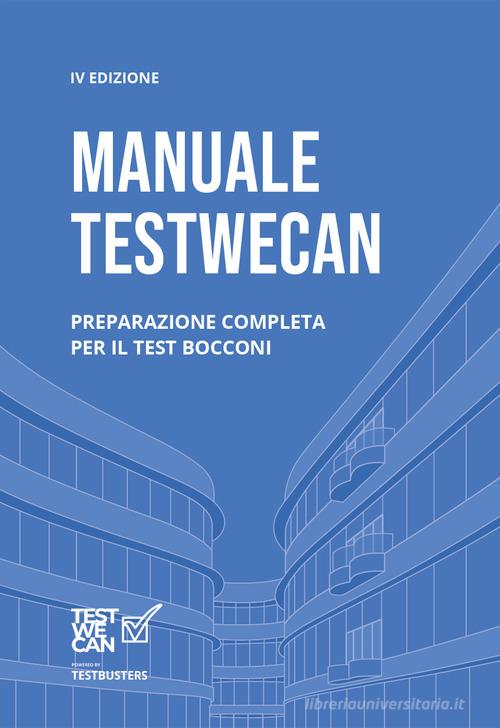 Manuale TestWeCan. Bocconi edito da Testbusters
