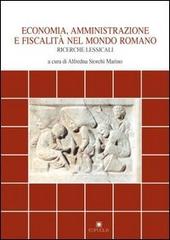 Economia, amministrazione e fiscalità nel mondo romano. Ricerche lessicali edito da Edipuglia