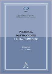 Psicologia dell'educazione e della formazione (2008) vol.1 di Federica Caruso, Gabriella Pavan De Gregorio edito da Aracne
