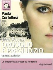 Orgoglio e pregiudizio letto da Paola Cortellesi. Audiolibro. CD Audio formato MP3 di Jane Austen edito da Emons Edizioni
