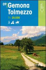 Gemona Tolmezzo 1:25.000 edito da Odós (Udine)