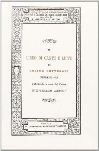 Il libro di canto e liuto di Cosimo Bottegari edito da Forni