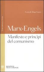 Manifesto e princìpi del comunismo. Testo tedesco a fronte di Karl Marx, Friedrich Engels edito da Bompiani