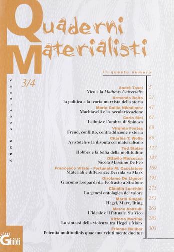 Quaderni materialisti vol.3-4 edito da Ghibli