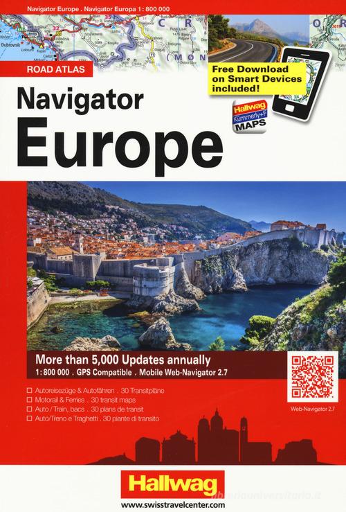 Navigator Europe 1:800.000. Road atlas. Ediz. multilingue edito da Libreria Geografica