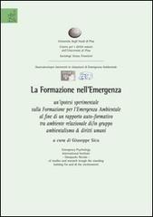 La formazione nell'emergenza. Un'ipotesi sperimentale sulla formazione per l'emergenza ambientale al fine di un rapporto auto-formativo... di Michele Ambrosio, Elisabetta Cecchi, Giuseppe Sica edito da Aracne