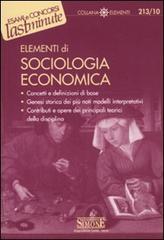 Elementi di sociologia economica edito da Edizioni Giuridiche Simone