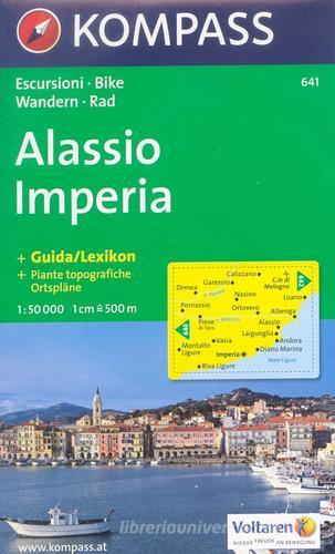 Carta escursionistica n. 641. Costa Azzurra, Liguria. Alassio, Imperia 1:50.000 edito da Kompass