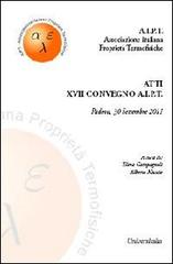 Atti 27° Convegno A.I.P.T. (Padova, 30 settembre 2011) edito da Universitalia