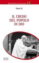 Il Credo del popolo di Dio di Paolo VI edito da EDB