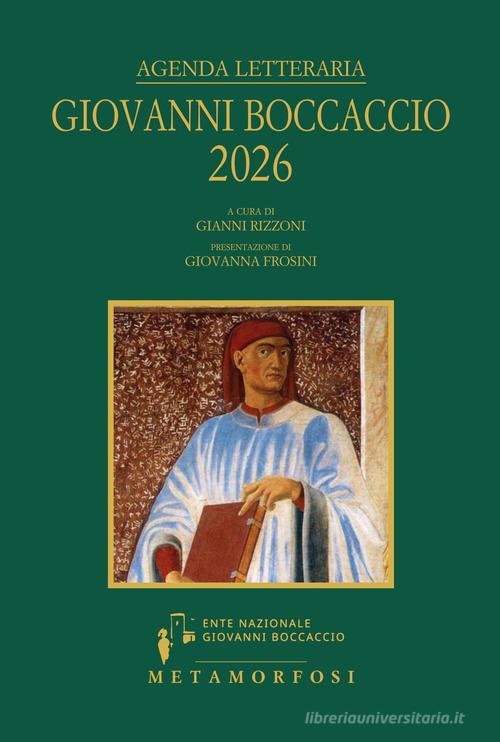 Agenda letteraria Giovanni Boccaccio 2026 edito da Metamorfosi