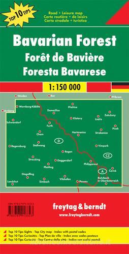 Bavarian forest 1:150.000 edito da Freytag & Berndt