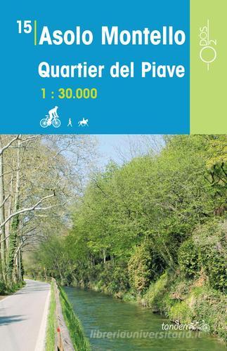 Asolo Montello quartier del Piave 1:30.000 di Chiara Gaetani, Marco Vertovec edito da Odós (Udine)