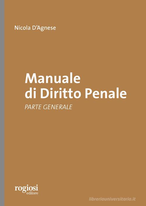 Manuale di diritto penale. Parte generale