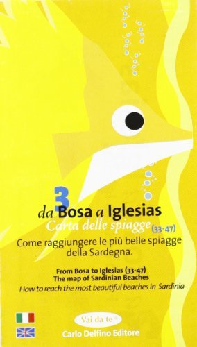 Carta delle spiagge della Sardegna vol.3 edito da Carlo Delfino Editore