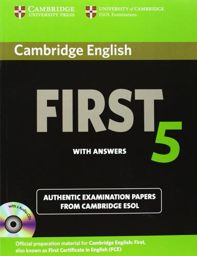 Cambridge english. First certificate. Level 7. Student's book. With answers. Con espansione online. Con CD Audio. Per le Scuole superiori edito da Cambridge University Press