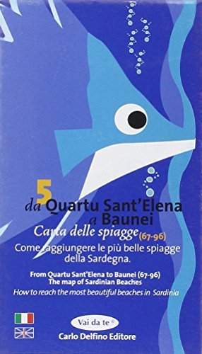 Carta delle spiagge della Sardegna vol.5 edito da Carlo Delfino Editore