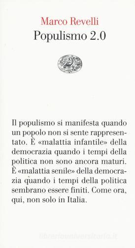 Populismo 2.0 di Marco Revelli edito da Einaudi