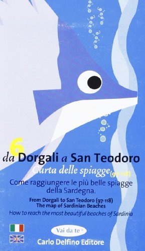 Carta delle spiagge della Sardegna vol.6 edito da Carlo Delfino Editore