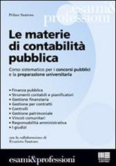 Le materie di contabilità pubblica di Pelino Santoro edito da Maggioli Editore